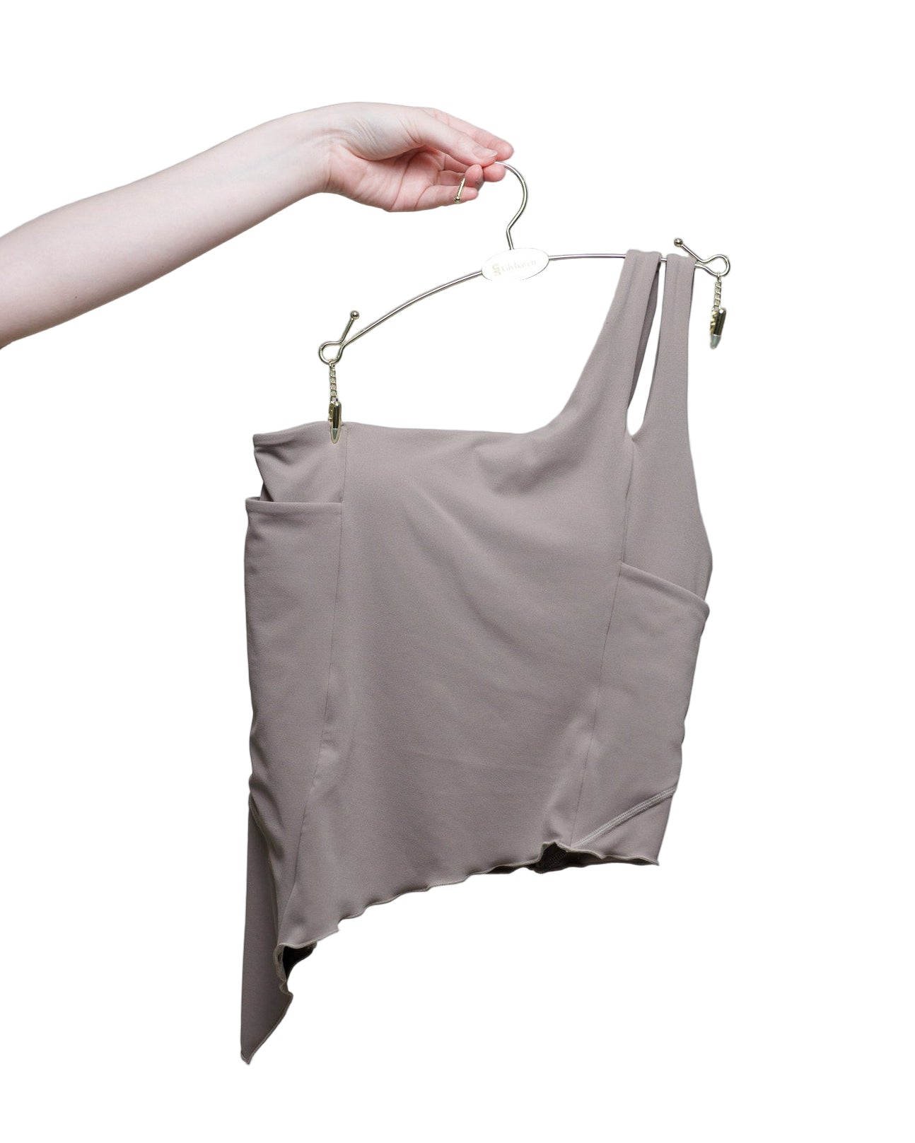 LATTE® ASYMMETRICAL TOGA TOP